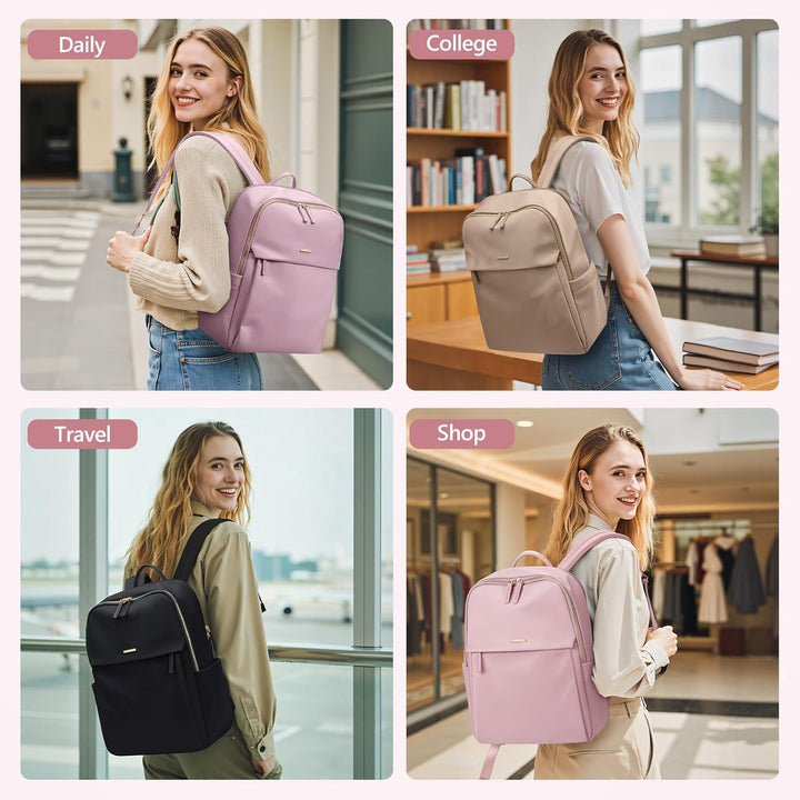 GOLF SUPAGS Frauen Rucksack Casual Daypack für Arbeit Reisen Hochschulen Rucksack Geldbörse Fits 14