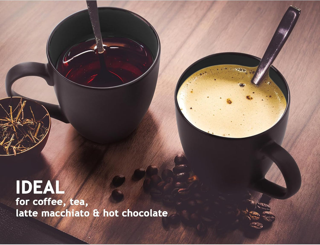 MIAMIO - 6 x 350 ml Kaffeetassen/Kaffeebecher Set - Tassen Set 6er Modern - Le Papillon Kollektion S