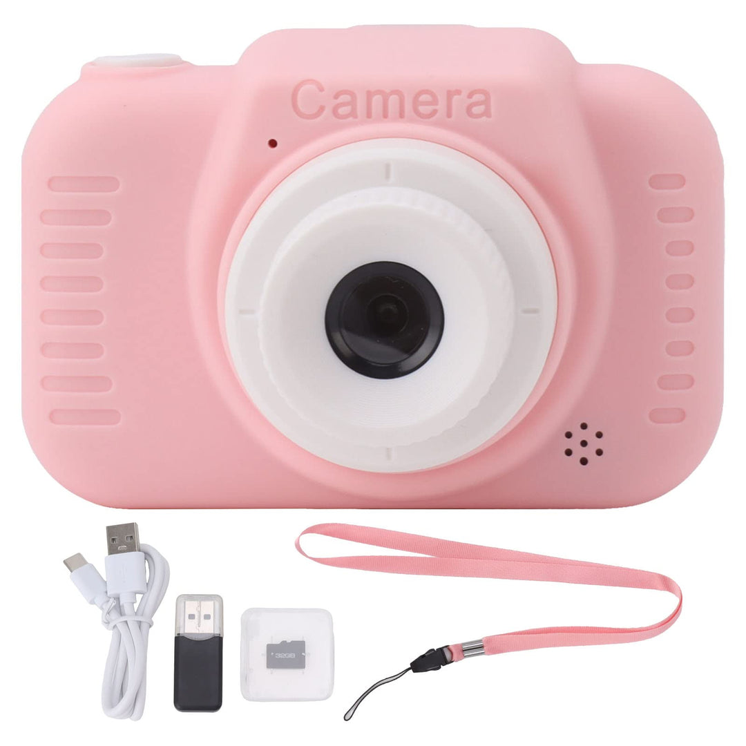 Pilipane Digitalkamera mit 32G Karte, Kinderkamera Sofortbildkamera, High Definition Dual Lens 1080P