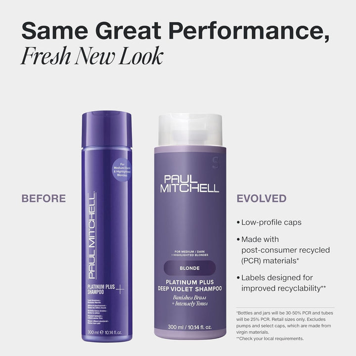Paul Mitchell Platinum Plus Shampoo (1000) 300.00 ml (1er Pack), 300.00 ml (1er Pack)