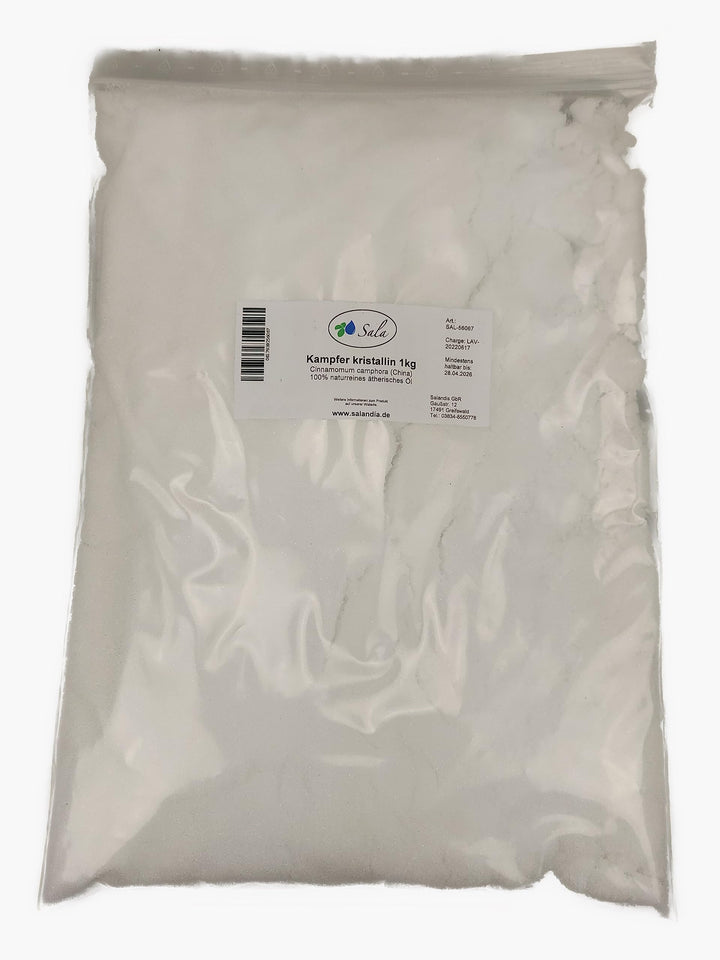 Sala Kampfer kristallin Kampferkristalle Brocken naturrein (1 kg Beutel)