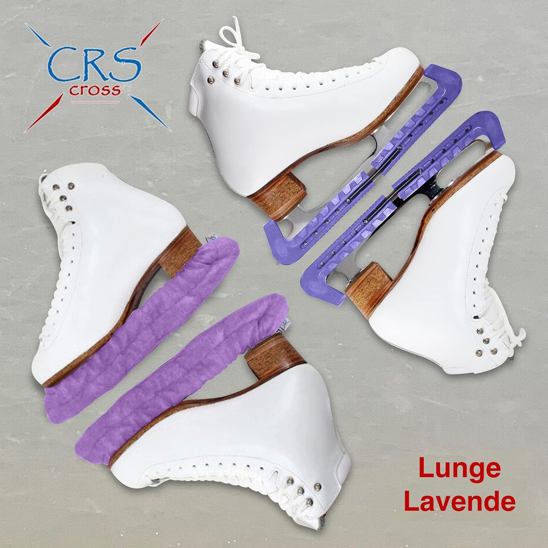 CRS Cross Schlittschuhschoner, Soaker und Handtuch, Geschenkset – Eislaufschoner und weiche Kufenabd