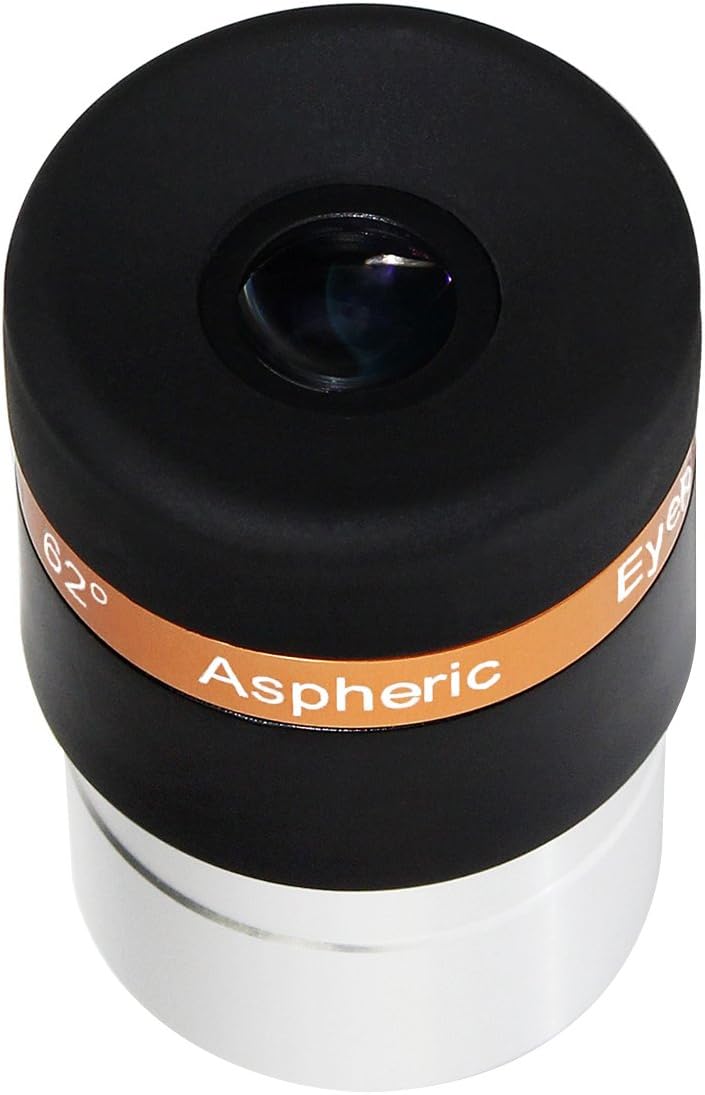 Svbony Okular 4mm, 1,25” Teleskop Okular Asphärische Linse 62° Weitwinkelokular, Scharfe Bilder Kont
