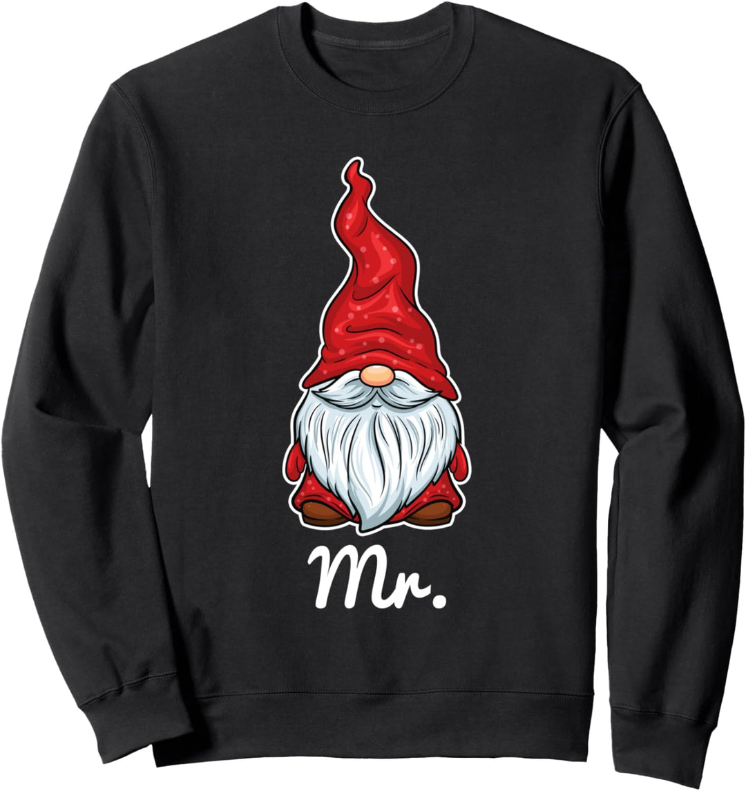 Weihnachtszwerge Herr Paar passendes Outfit Sweatshirt