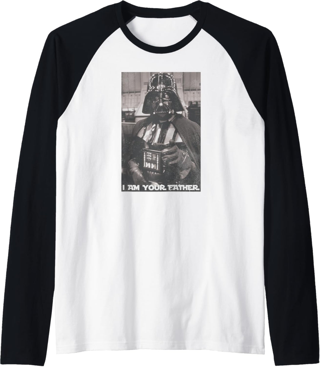 Star Wars Darth Vader I Am Your Father Distressed Photo Raglan