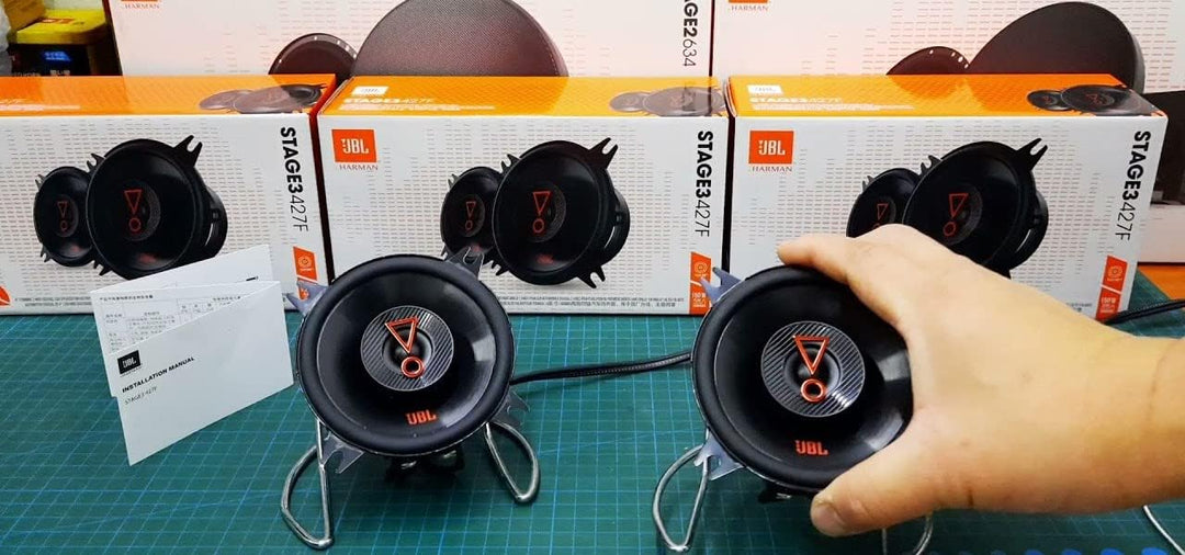 JBL Stage3 427F 2-Wege Auto Lautsprecher Set von Harman Kardon - 150 Watt Autolautsprecher - 2 stück