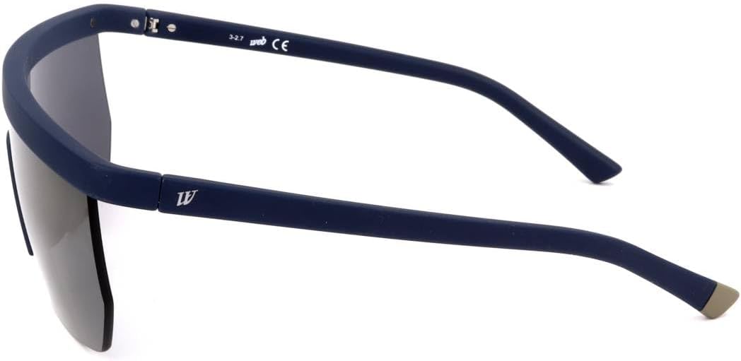 Web Unisex-Erwachsene WE0221 91C 00 Brillengestelle, Blau (Blu OpFumo Specchiato), 0.0