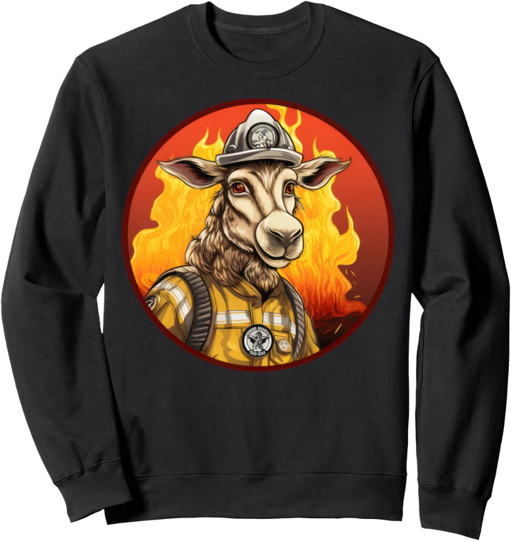 Feuerwehr Kuh Sweatshirt