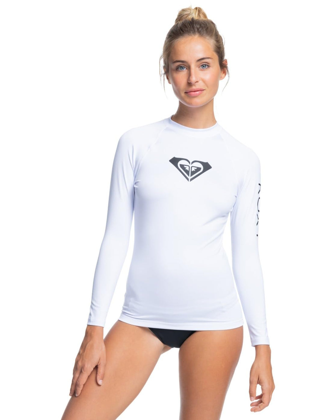 Roxy Damen Whole Hearted Rash-Guard-Shirt (1er Pack), Mood Indigo