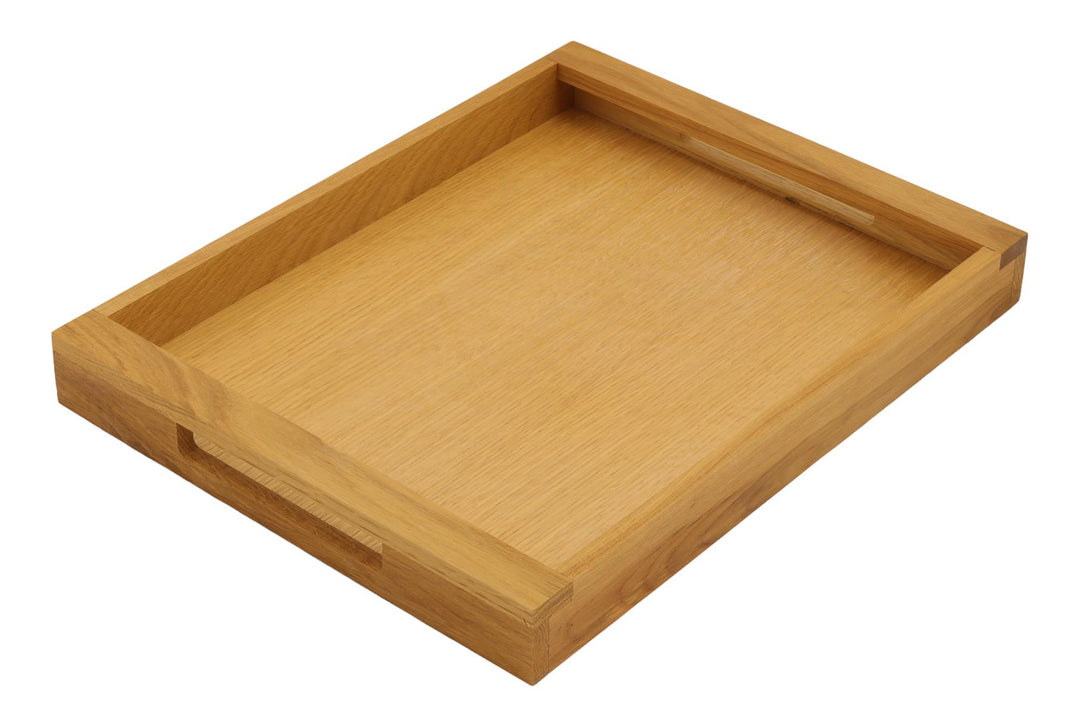 Serviertablett Holztablett Kellnergergerichte Bettschale 45x35 Eiche