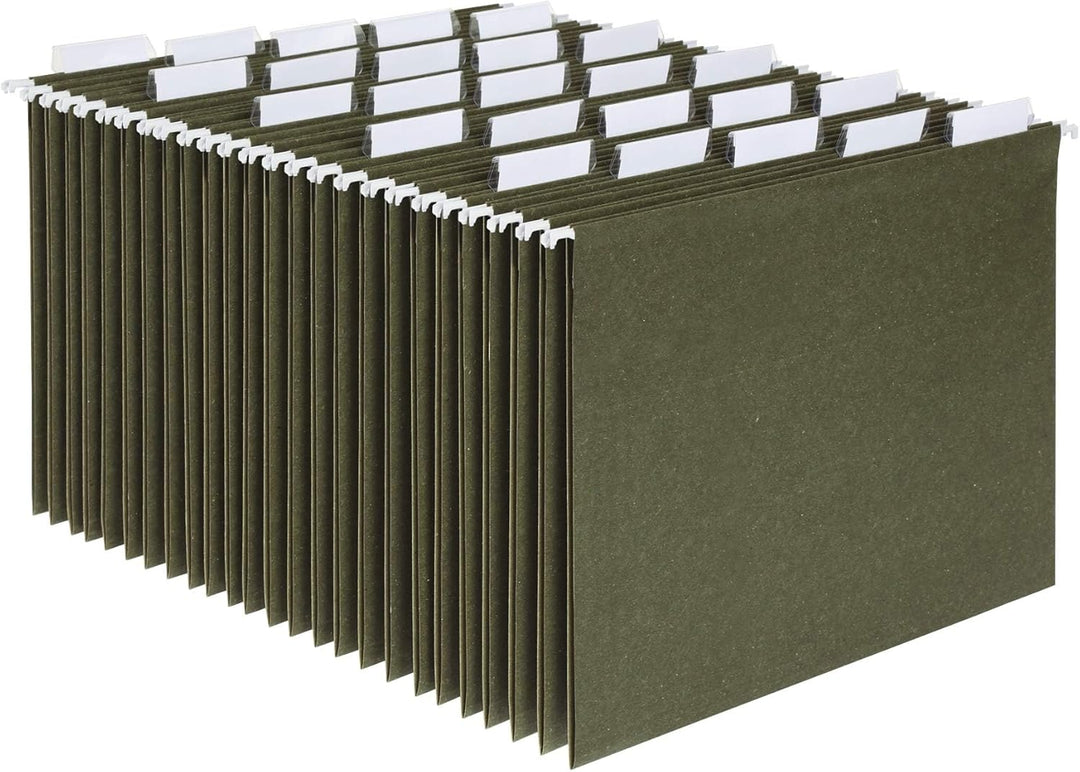 Pendaflex Essentials 81602 Hängemappen, Briefgrösse, 1/5 Reiter, Standardgrün, 25 Stück pro Box Stan