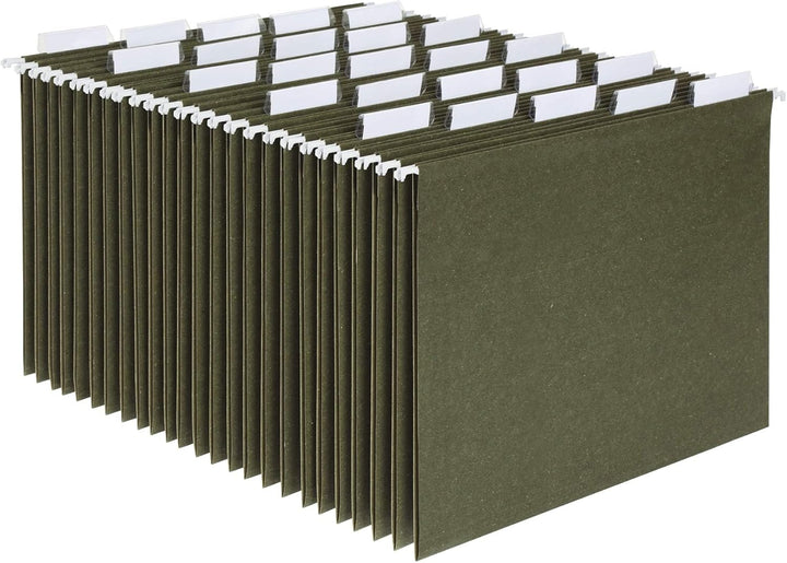 Pendaflex Essentials 81602 Hängemappen, Briefgrösse, 1/5 Reiter, Standardgrün, 25 Stück pro Box Stan