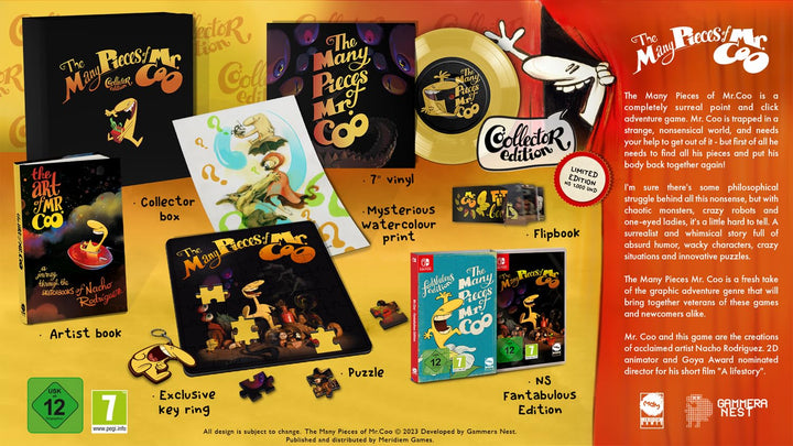 The Many Pieces of Mr. Coo - Coollectors Edition (Switch) Nintendo Switch Coollectors Edition, Ninte