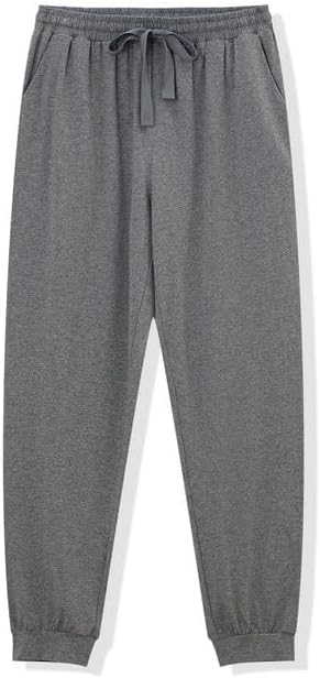 COLORFULLEAF Schlafanzughose Herren Lang Schlafhose mit Bündchen Pyjamahose für Männer Jogginghose 1
