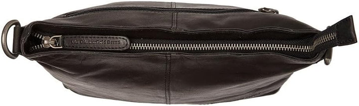 The Chesterfield Brand Jen - Schultertasche Leder 25 cm Schwarz, Schwarz