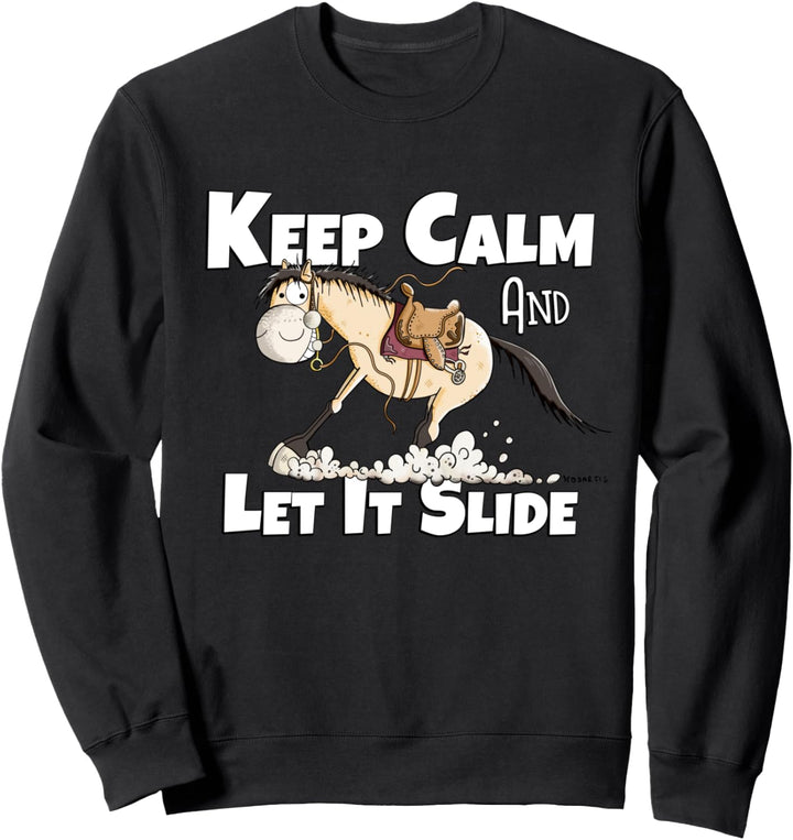 Westernreiten Sprüche I Quarter Horse I Sliding Stop Fun Sweatshirt