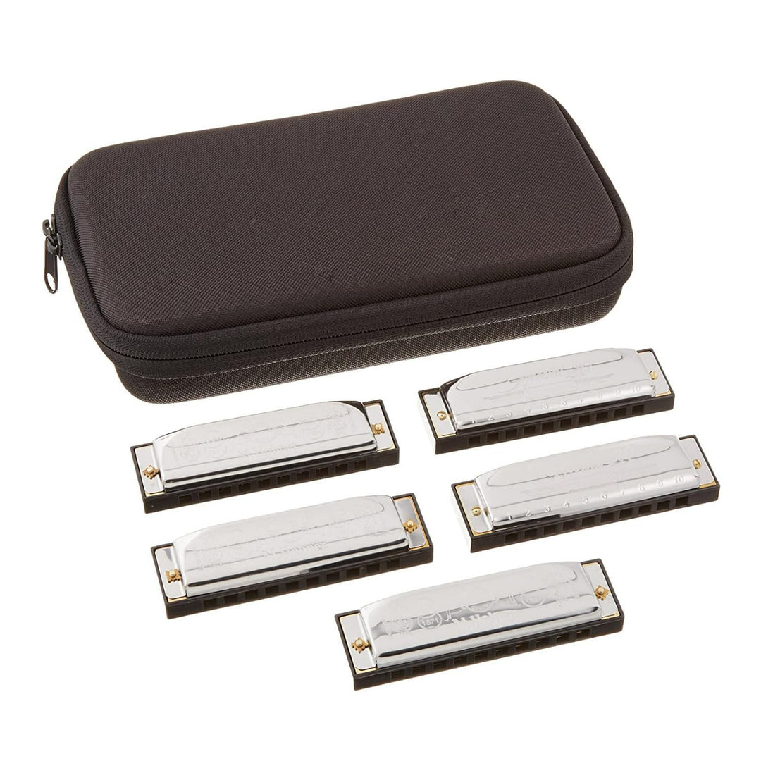 HOHNER Mundharmonika, Special 20 Progressive, C/D/E/G/A, 5er Pack