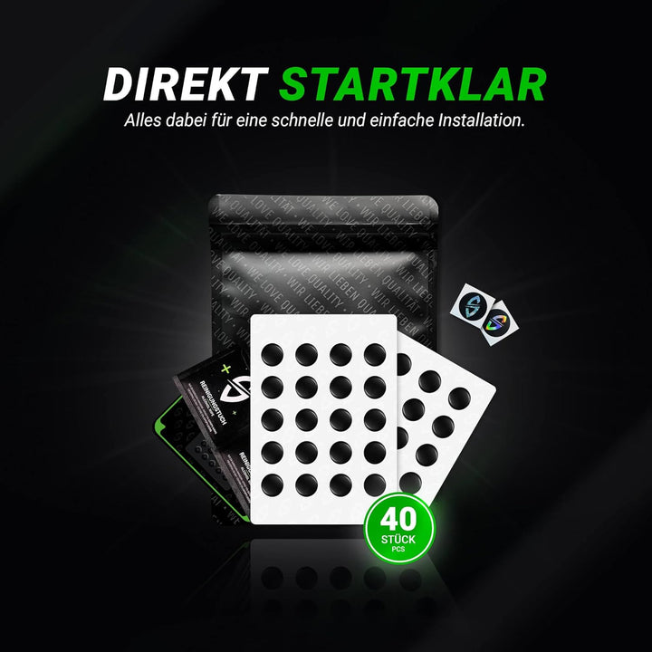SensoryBoost ADS (d) Dot-Skates (UPE) Universelle Mausfüsse für Balance aus Tempo und Kontrolle auf