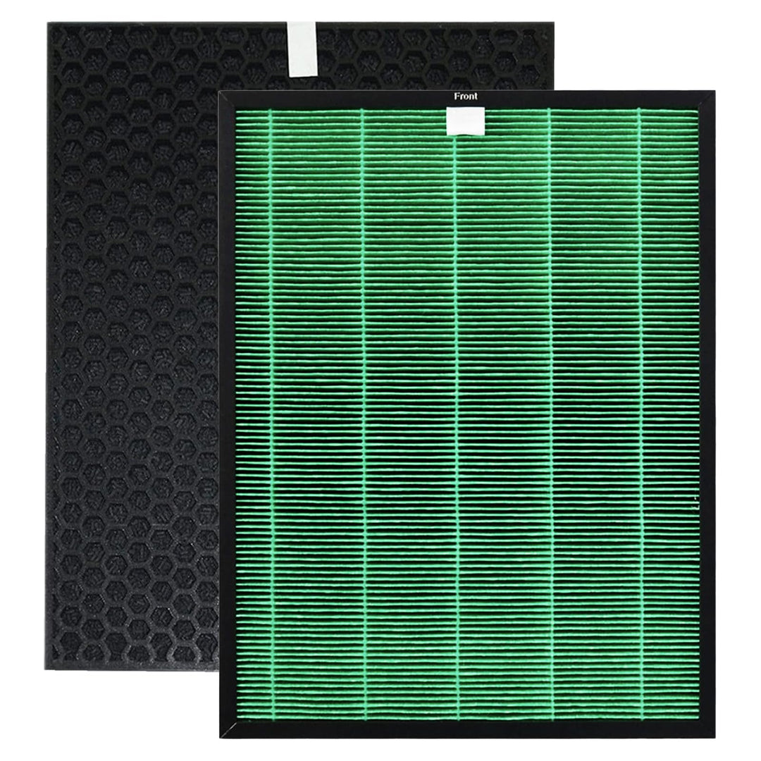 AP-1019C Ersatzfilter Set für Coway AP-1019C Airmega 150 Luftreiniger Ersatz H13 Green HEPA Filter u
