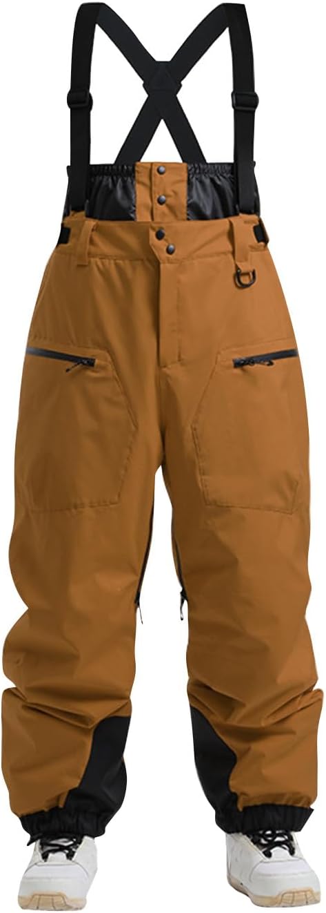 Generisch Winddicht Wasserdicht Skihose Herren Winter Warm Baggy Outdoorhose Männer mit Verstellbare