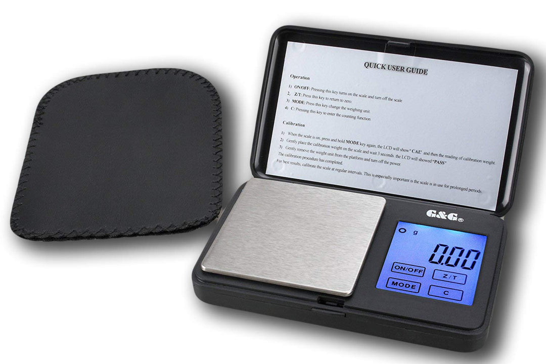 G&amp;G TS 500g x 0.01g inkl. Kalibriergewicht Feinwaage Taschenwaage Digitalwaage Münzwaage Goldwaage S