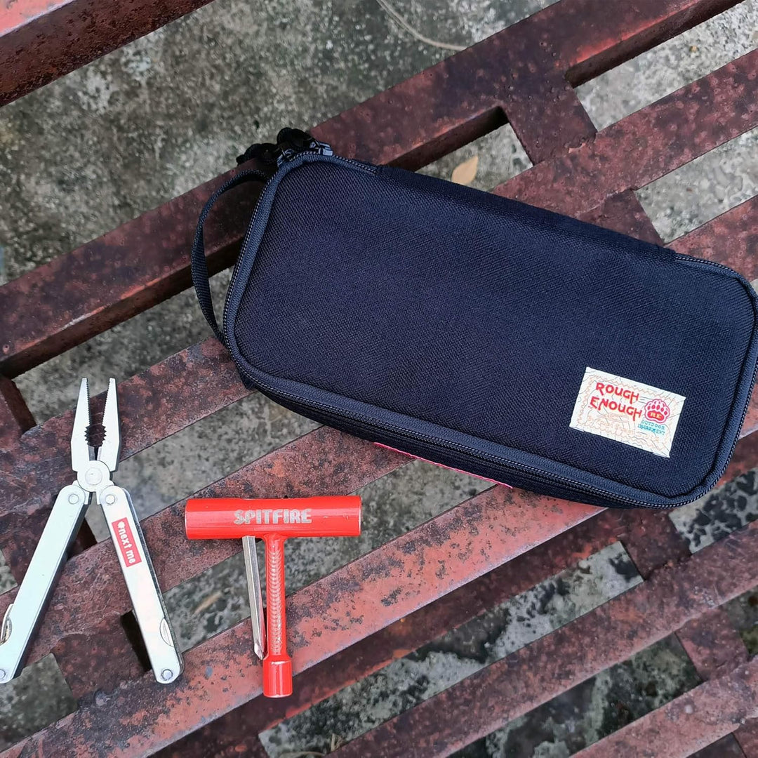 Rough Enough CORDURA Polyester Kleine Kulturbeutel Grosse Stiftetasche Federmäppche Stift Etui Bleis