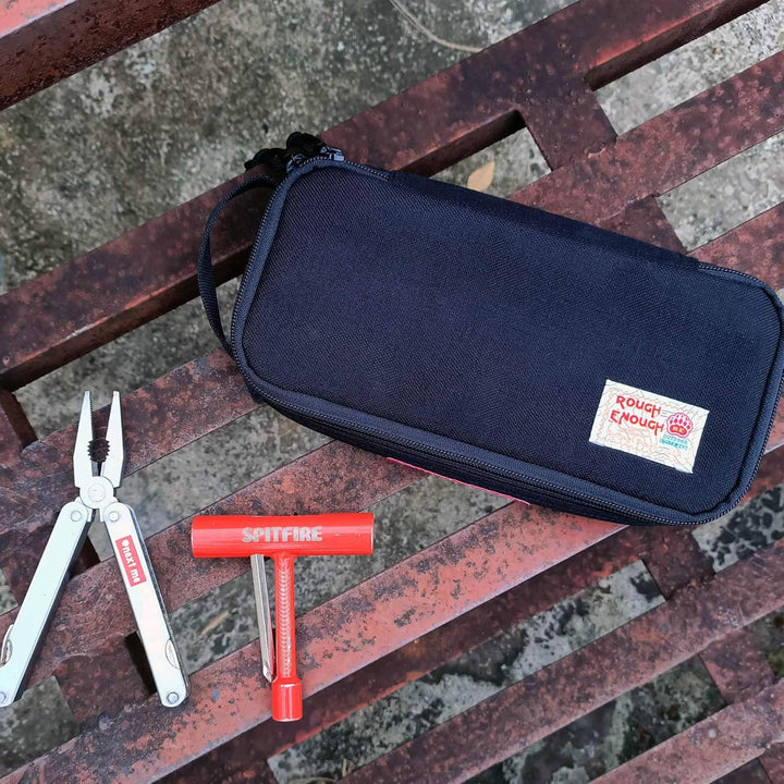 Rough Enough CORDURA Polyester Kleine Kulturbeutel Grosse Stiftetasche Federmäppche Stift Etui Bleis