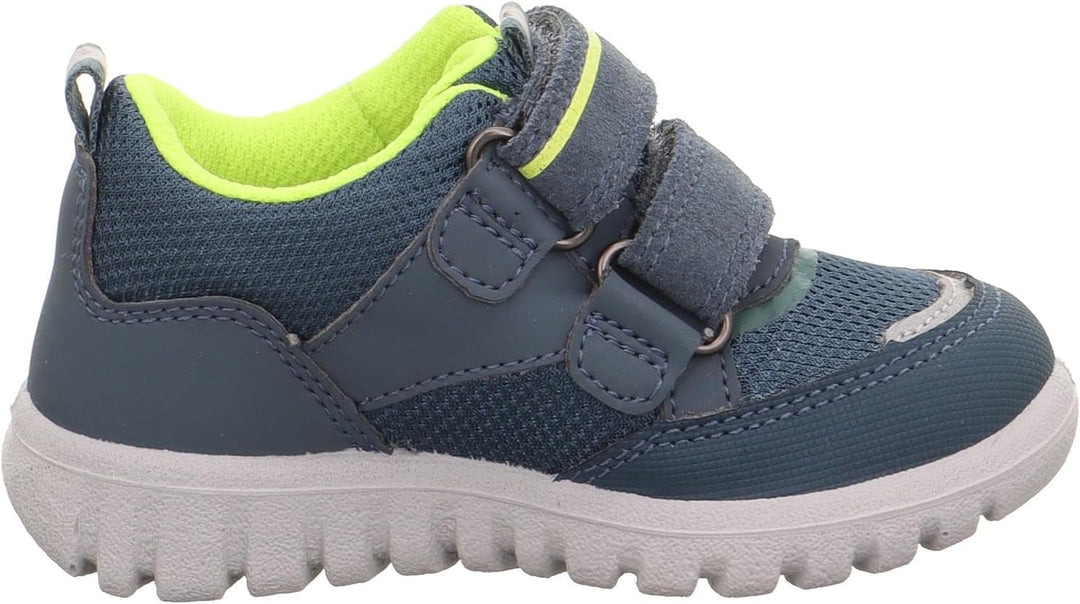 Superfit Jungen SPORT7 MINI leicht gefütterte Gore-Tex Sneaker 20 EU Schmal Blau Gelb 8050, 20 EU Sc