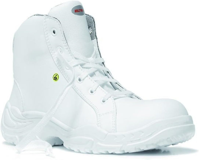 Elten Sicherheitsschnürstiefel "White Loop Mid" ESD S2, Grösse 44, 76016 44 EU, 44 EU