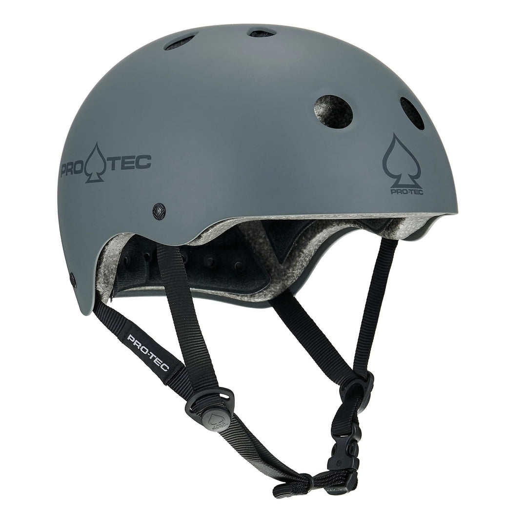 Pro tec Unisex Helmet Classic Certified PRT-PHE-908 S Matte Grey, S Matte Grey
