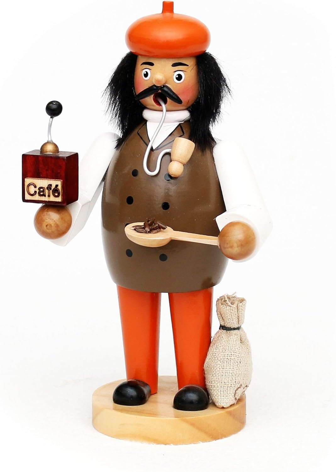 Wichtelstube-Kollektion Räuchermännchen Räuchermann Kaffeemann Räucherfigur 20cm
