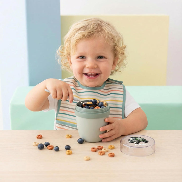 Bärenfreunde Mepal Müslibecher personalisiert, Pot Joghurtbecher, to go Becher, Geeignet für Tiefküh