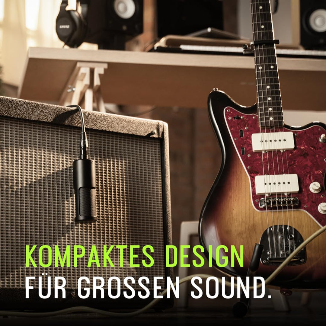Shure SM4 Studio Mikrofon, XLR Heimstudio Kondensator Mikrofon Optimiert für sanfte Vocals bis zu La