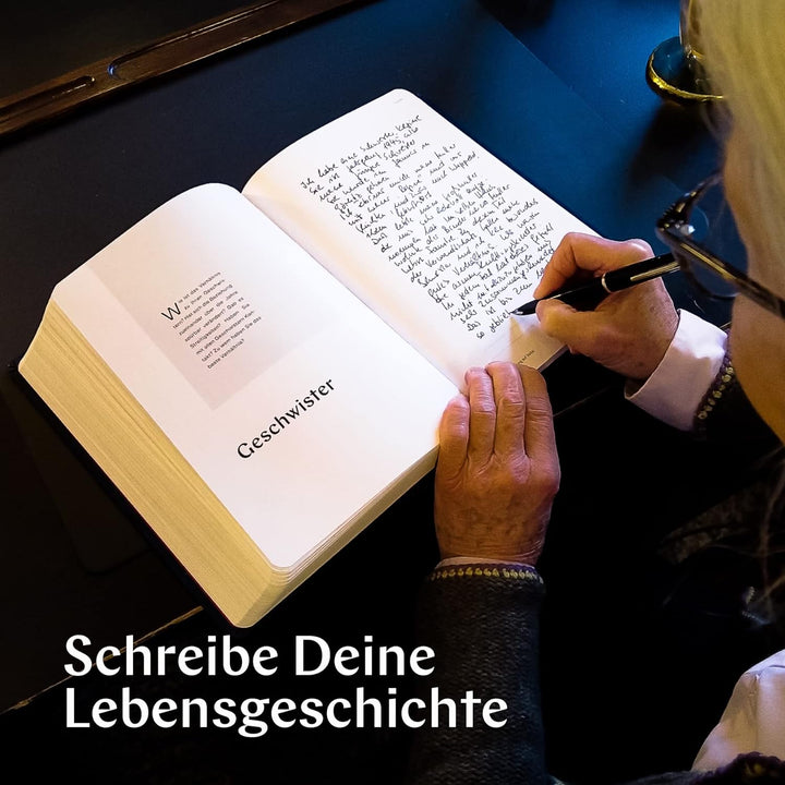 Die Spuren Deines Lebens/Schreibe Deine Biografie | DIY Biographie | Wegbegleiter Tagebuch | Selbstr