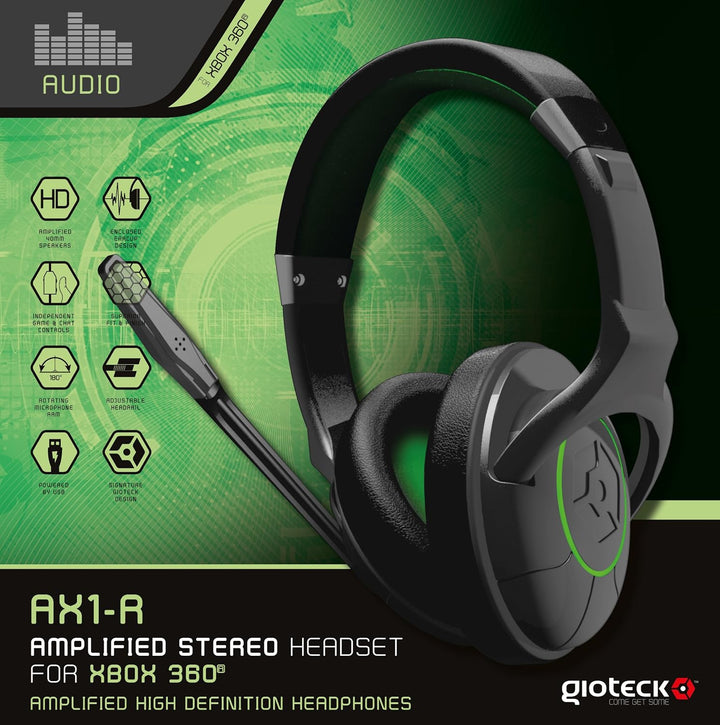 Xbox 360 - AX1 Stereo Chat/Gaming Headset
