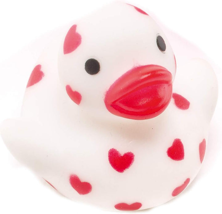 Baker Ross AF217 Mini-Herz, schwimmende Gummienten (6 Stück), perfekter Partygeschenk-Taschenfüller