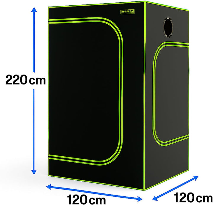 Weedness Dark Box Grow-Box für Indoor-Zucht 120x120x220 cm - Zuchtzelt Growschrank Growzelt Zuchtbox