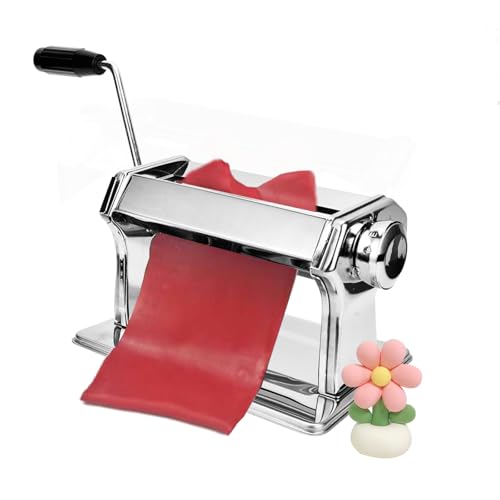 Cocoarm Polymer Clay Rolling Press Machine With Metal Roller for Crafts, Manual Ton Art Press