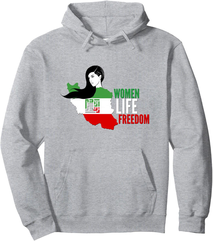 Women Life Freedom Zan Zandegi Azadi, iranische Frauenfeminist Pullover Hoodie
