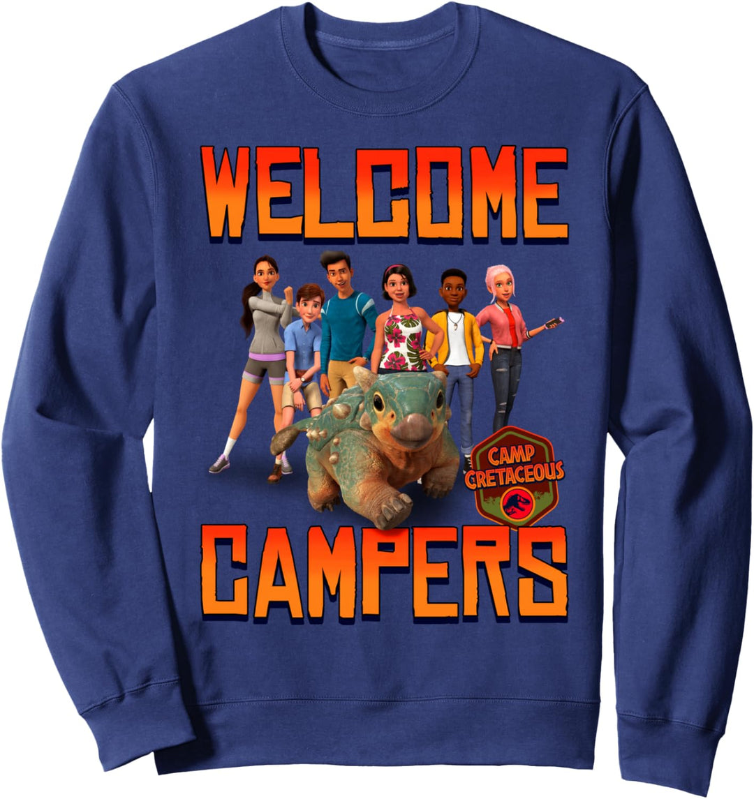 Jurassic World: Camp Cretaceous Welcome Campers Group Sweatshirt