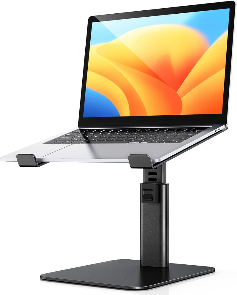 Babacom Laptop Ständer, 8 Höhenverstellbar Aluminium Laptop Stand, Ergonomischer Belüfteter Laptopst