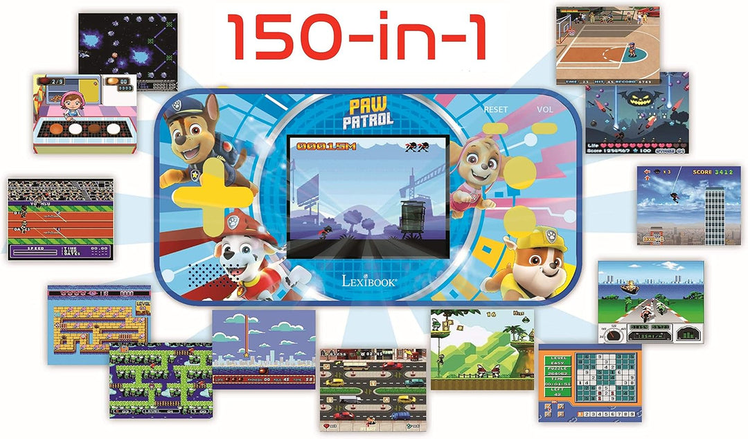 Lexibook JL2367PA Paw Patrol Helfer auf Vier Pfoten Chase Compact Cyber Arcade Tragbare Spielkonsole