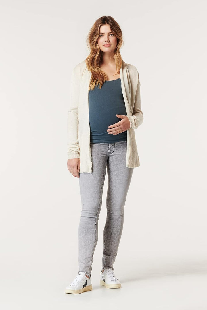 Noppies Damen Cardigan Long Sleeve Knox Strickjacke 38 Turtledove - P772, 38 Turtledove - P772