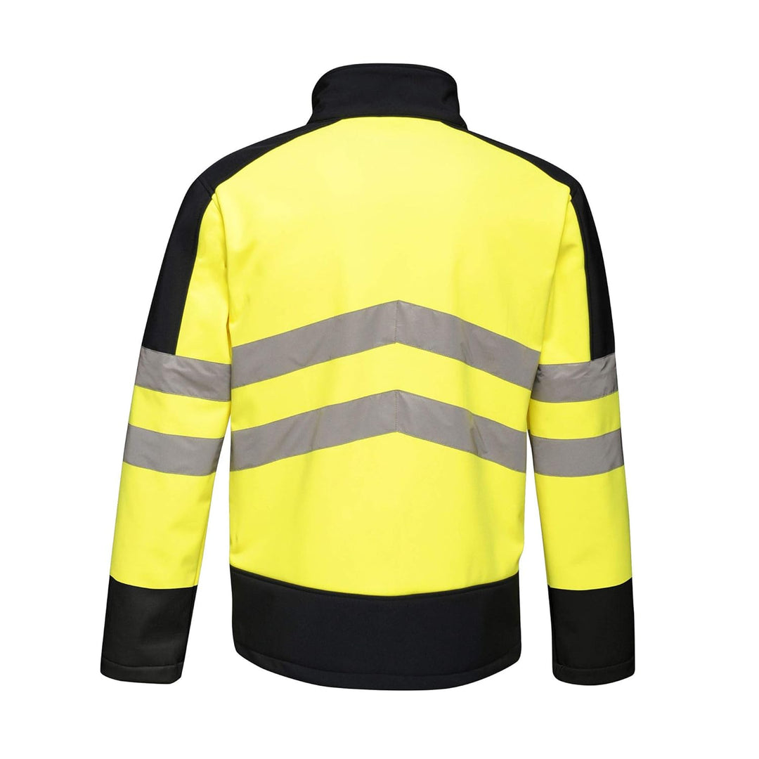 Regatta TRA625 5LV70 Professionelle Warnschutz-Softshelljacke, wasserdicht und atmungsaktiv, Orange/