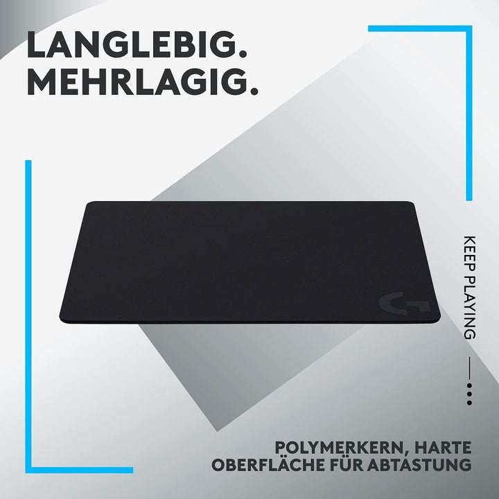 Logitech G G440 Hartes Gaming-Mauspad, optimiert für Gaming-Sensoren, geringe Oberflächenreibung, ru