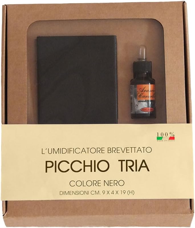 LIMAC Design PICCHIO TRIA MINI Luftbefeuchter aus lackiertem Edelstahl mit Magnet, ideal für Öfen un