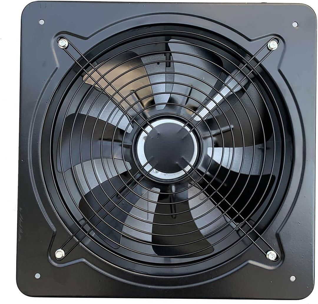 ECUTEE 120W 12" Axiallüfter 2650 m³/h Abluftventilator 300mm Axialventilator Küchenabluftventilator
