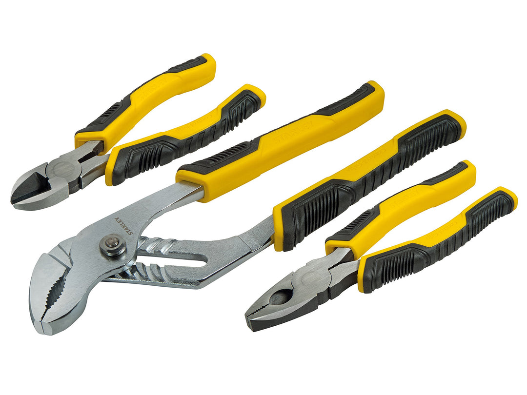 Stanley STHT0-74471 Zangen-Set "Control-Grip", 3-teilig Einheitsgrösse Multi, Einheitsgrösse Multi