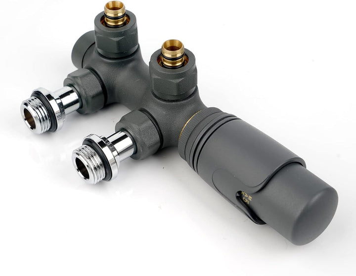 S SIENOC H-Ventil Anschlussgarnitur Mittelanschluss/Radiator Valves Thermostat Für Badheizkörper Mit
