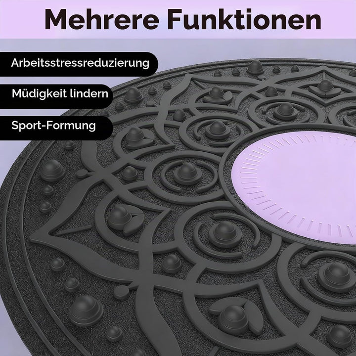 Balance Board,Wackelbrett,30 cm Rockerboard mit Rutschfester Unterseite, Rehabilitations- und Fitnes
